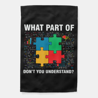 Funny What Part Of Don't You Understand Jigsaw Puz Garden Flag
