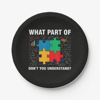 Funny What Part Of Don't You Understand Jigsaw Puz Paper Plates