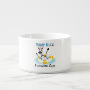 Funny Whatever Floats your Zebra Bowl