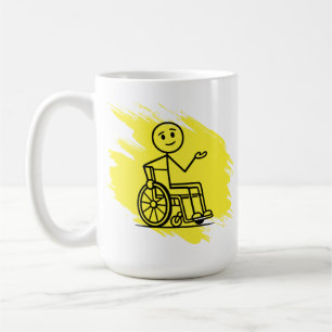 Funny Wheelchair Humor Custom Factory Warranty Mug