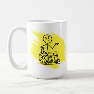 Funny Wheelchair Humor Custom Factory Warranty Mug