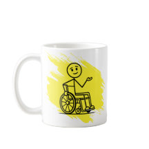Funny Wheelchair Humor Custom Factory Warranty Mug