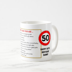 Funny When I Was Your Age 50th Birthday Customized Coffee Mug