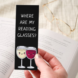 Funny Where Are My Reading Glasses Book Lover's Bookmarks