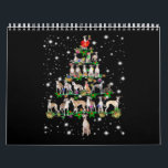 Funny Whippet Christmas Tree  Ornament Decor gift Calendar<br><div class="desc">Funny Whippet Christmas Tree  Ornament Decor gift</div>