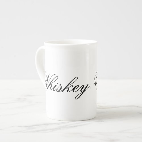 Funny whiskey hipster humor coffee tea humorous bone china mug