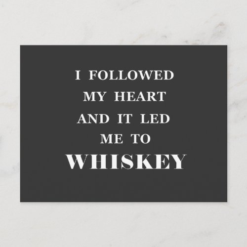 Funny whisky quotes humor whiskey sayings postcard