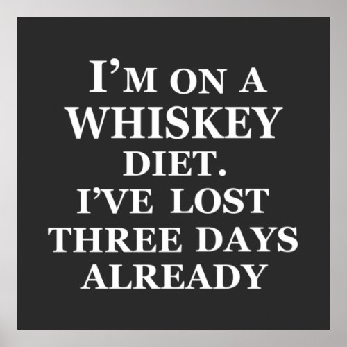 Funny whisky quotes humor whiskey sayings poster
