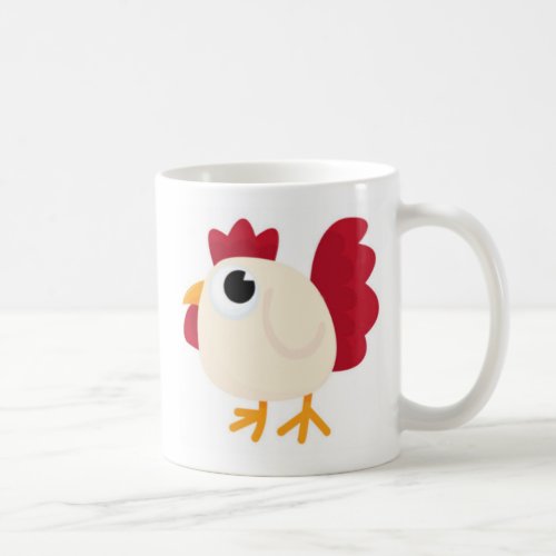 Funny White Chicken Coffee Mug