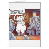 Funny White Elephant In The Room (Front)