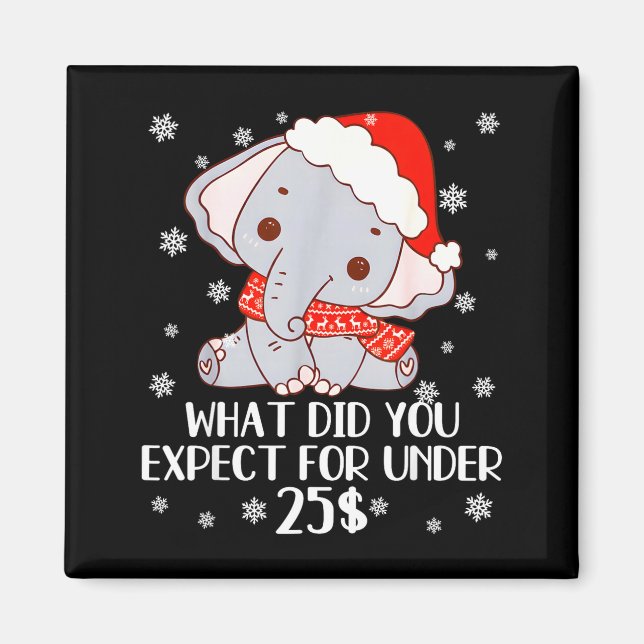 Funny White Elephant Pjs For Adults Under 15 20  Magnet (Front)