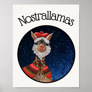 Funny Llama Posters & Prints