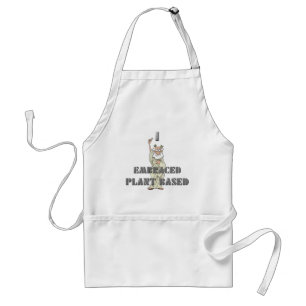 Funny White Plant Based Apron