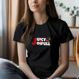 Funny white red cherry vibe slogan mother day T-Shirt