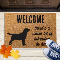 Welcome Pawprint Doormat, Dog Welcome Mat, Gift for Dog Lover, Dog Mom Gift  