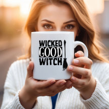 Funny Wicked Good Witch Broom Halloween