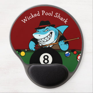 Funny Wicked Pool Shark Cool Gel Mouse Pad