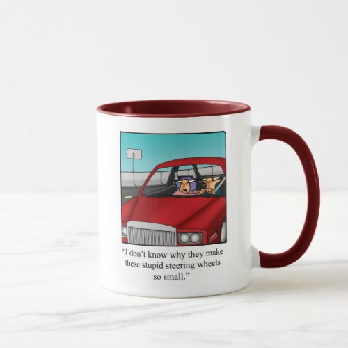 Funny Wife Backseat Driver Humor Mug