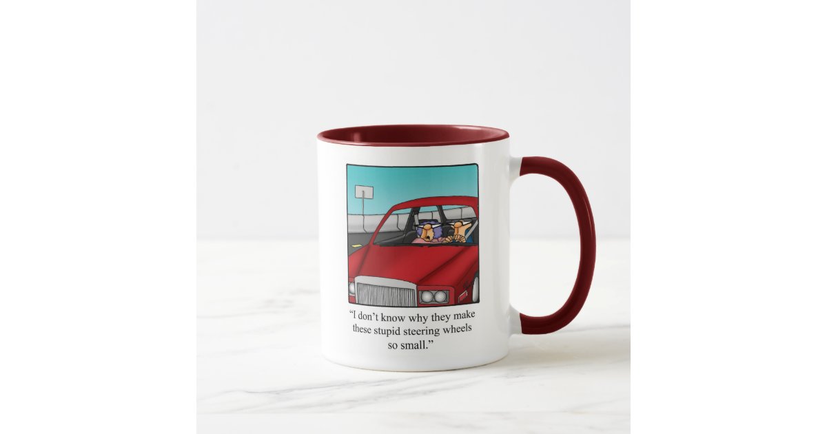 Funny Wife Backseat Driver Humor Mug | Zazzle