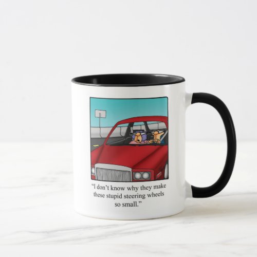 Funny Wife Backseat Driver Humor Mug