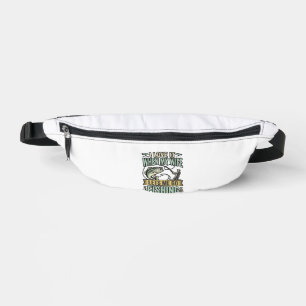 Funny Wife Lets Me Go Fishing Vintage Shirt Design Fanny Pack