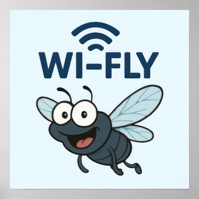 Funny Wifi Poster (Front)