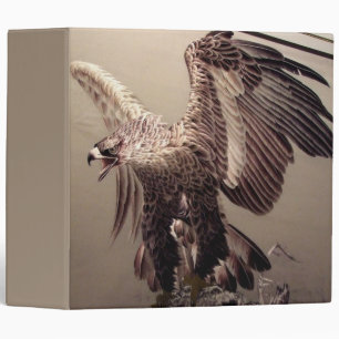 Funny Wildlife Bird Patriotic American Eagle 3 Ring Binder