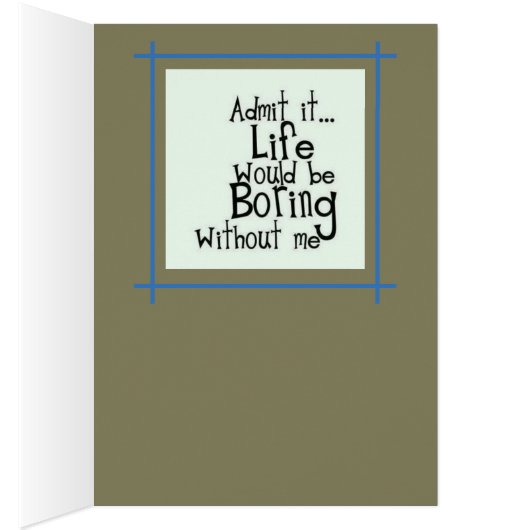 Funny William Shakespeare Card (Inside (Right))