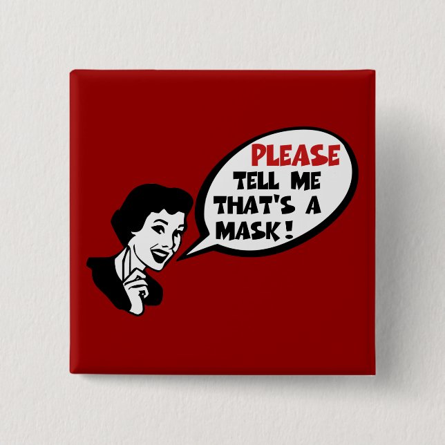 Funny willpower pinback button (Front)