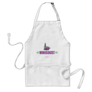 Funny Wine Adult Apron