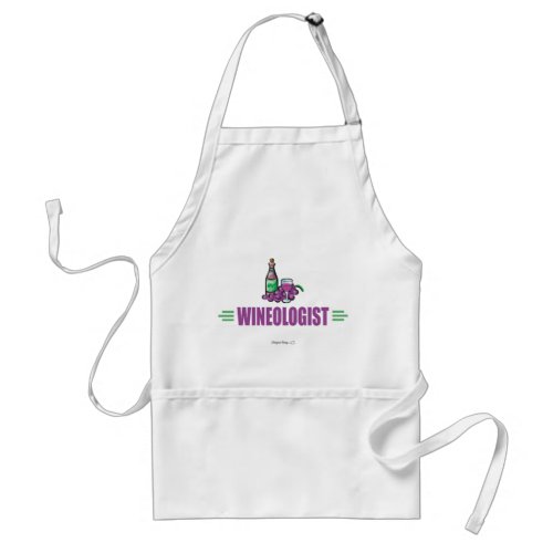 Funny Wine Adult Apron