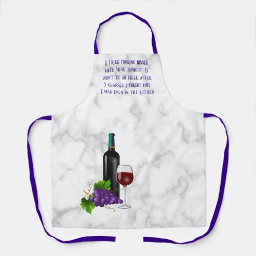 Funny Wine _ Apron M