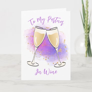 Funny Wine Birthday Toast Card for Her
