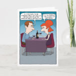Funny Wine Drinking for Stress Relief Birthday Card<br><div class="desc">This funny birthday card features a couple who know how to deal with the stress of getting older. It's about wine,  not whining.</div>
