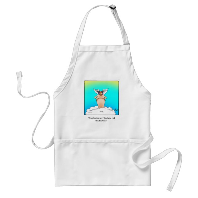Funny Wine Gift! Adult Apron (Front)