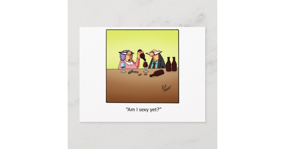 Funny Wine Gift! Postcard