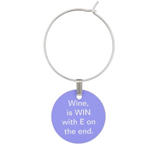 Funny Wine Glass Charms Zazzle