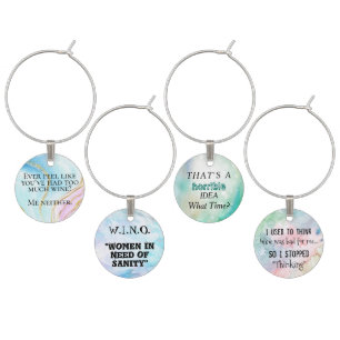 Funny Wine Glass Charms