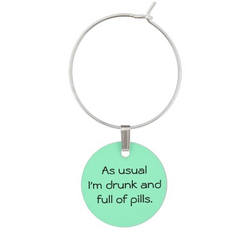 Funny Wine Glass Charms Zazzle
