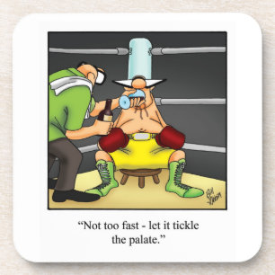 Funny Wine Humor Coaster Set