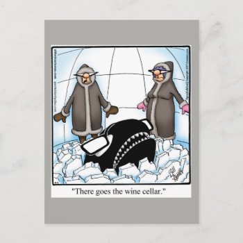 Funny Wine Humor Postcard by Spectickles at Zazzle