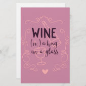 Funny Wine is a Hug in a Glass (Front/Back)