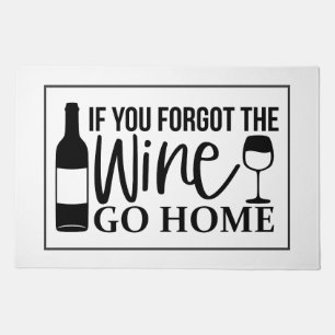 Funny Wine Lover Doormat