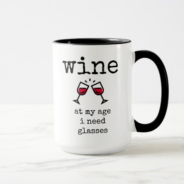 Funny, Wine Lover, Quote, Coffee Mug (Right)