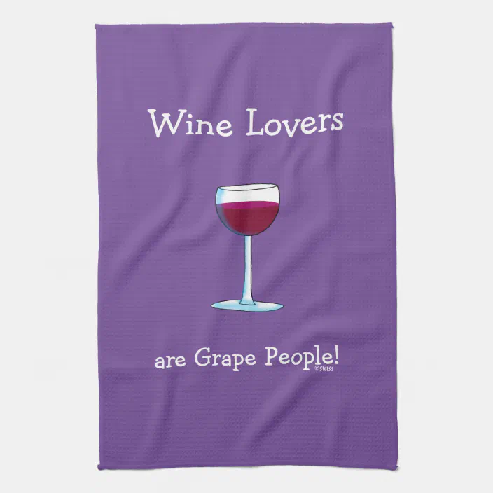 Wine novelty towel.