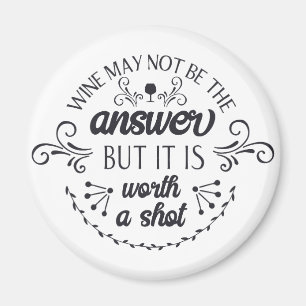 Funny Wine May Not be the Answer Magnet