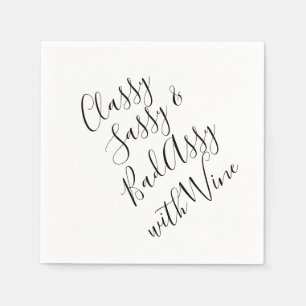 Funny Wine Party Napkins
