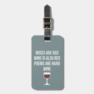 Poem Luggage Bag Tags Zazzle