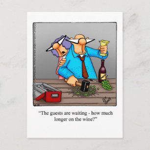 Funny Wine Postcard "Spectickles"