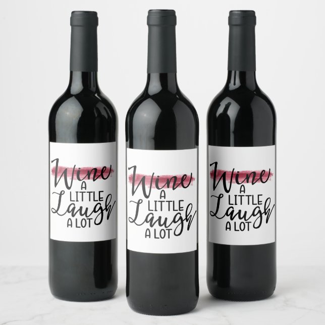 Funny Wine Quote Label (Bottles)